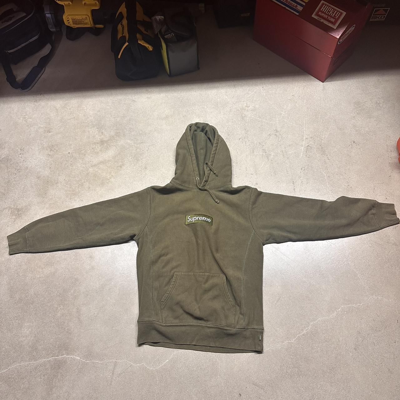 Supreme Men's Green and Khaki Hoodie(31059)11