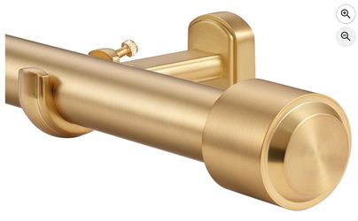 Kemmie Heavy Duty Curtain Rod  72-144Inch                                       #0552            