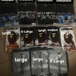 shirts $35 Pick Up Only 