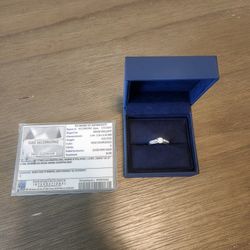 Diamond Engagement Ring Certified Size 8