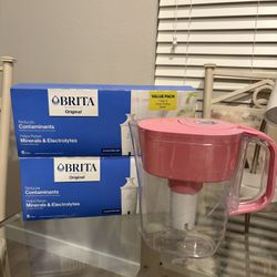 Brita Water Filter Pitcher + 9 Filters