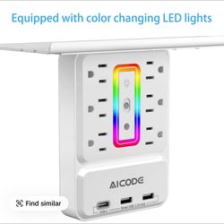 Surge Protector with Nightlight, Wall Outlet Extender