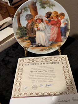 Norman Rockwell collection plates