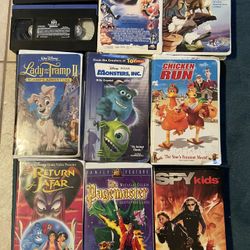 10 FAVORITE VHS DISNEY ANIMATED CHILDREN MOVIES