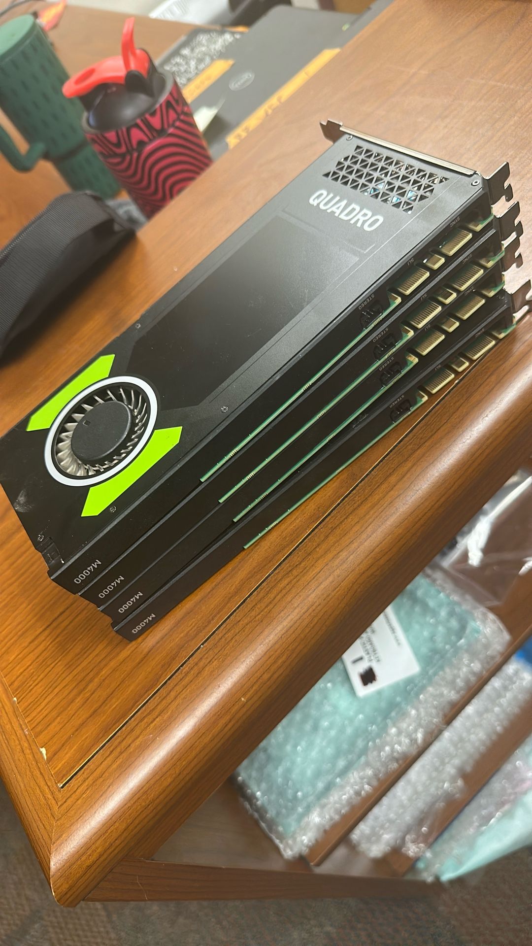 4 Nvida M4000 Quadro Graphics Cards