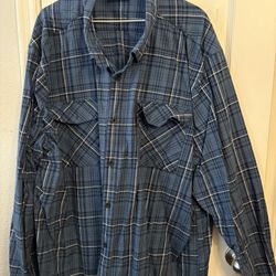 Harley Davidson Men’s Long Sleeve Shirt Blue 4xl 