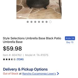 Umbrella Base
