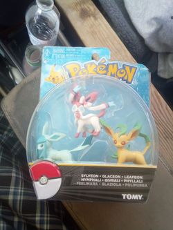Pokemon action figures 3 Pack by Tomy
