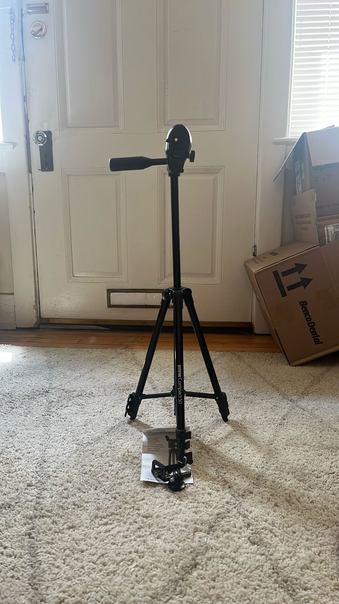 Sunpak Compact 50 Tripod With IPhone Clamp