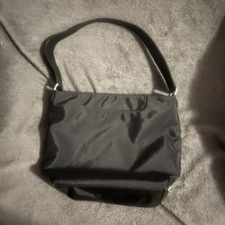 Tumi Small Nylon Tote Bag W/ Leather Strap