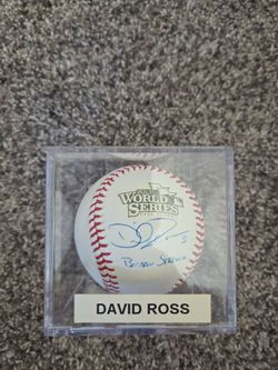 David Ross signed MLB Ball