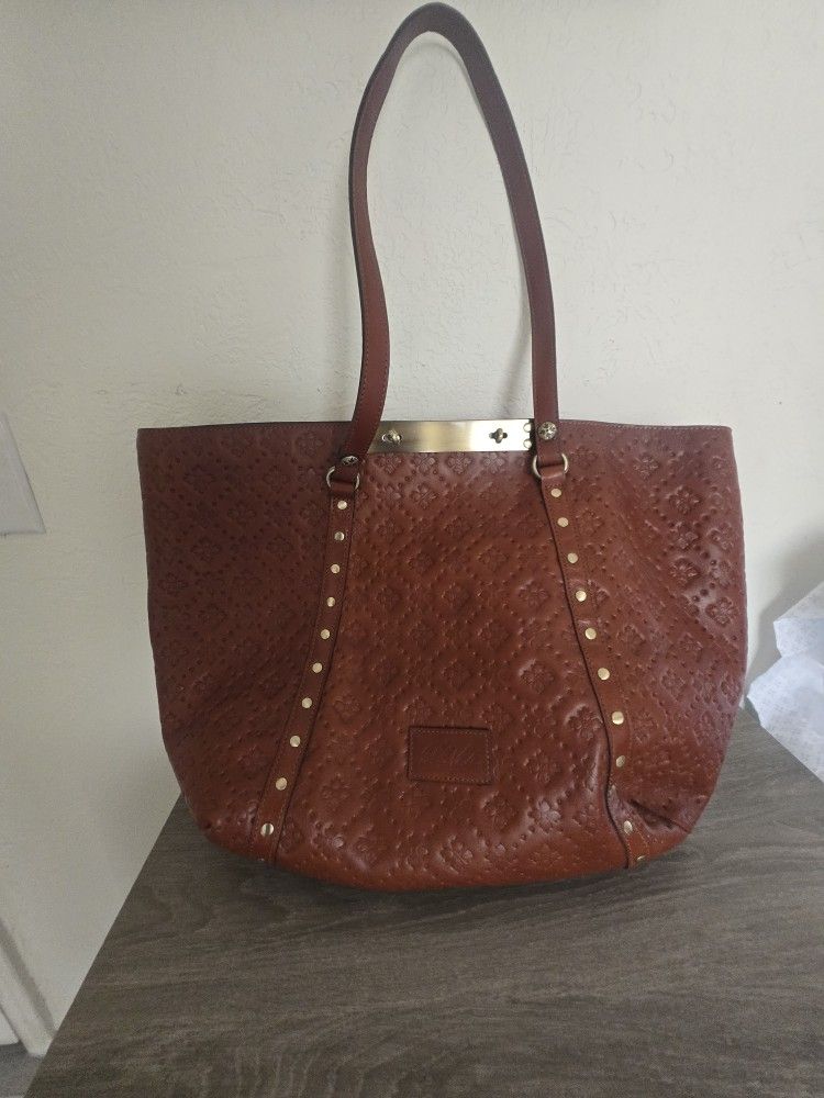 Patricia Nash Benvenuto Leather Tote Bag