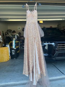 Gold ball/prom/quinceañera dress