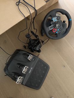 Logitech driving wheel setup with shifter