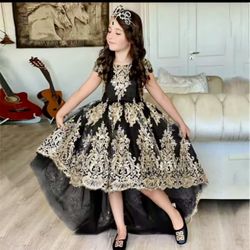 Black And Gold Dress Formal 