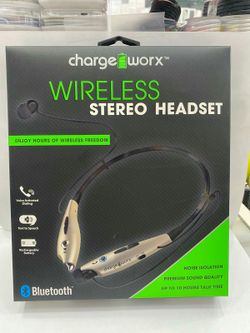 Charge Worx Wireless Stereo Headset CX9014