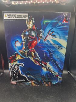 Marvel Universe Variant Play Arts Kai Iron Man Figure Limited Color 