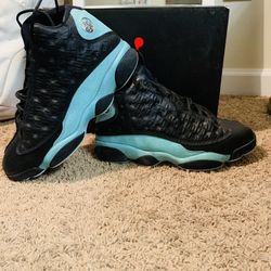 Jordan 13 Retro Black Island Green