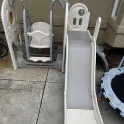 Toddler Slide And Swing Set