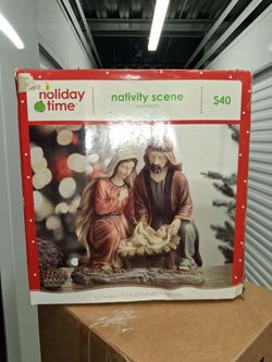 Holiday Time Nativity Scene Figurine Set