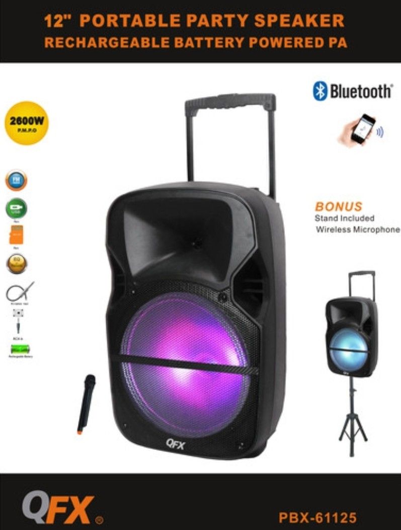 QFX - Portable 12in speaker