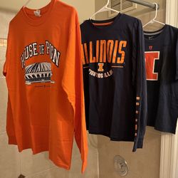 Set Of 3 Illini T-shirts