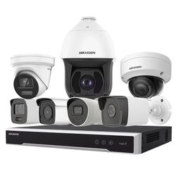 Hot-selling 2MP, 4MP and 8MP bullet dome turret POE IP security cameras, Hikvision analog closed-circuit television cameras