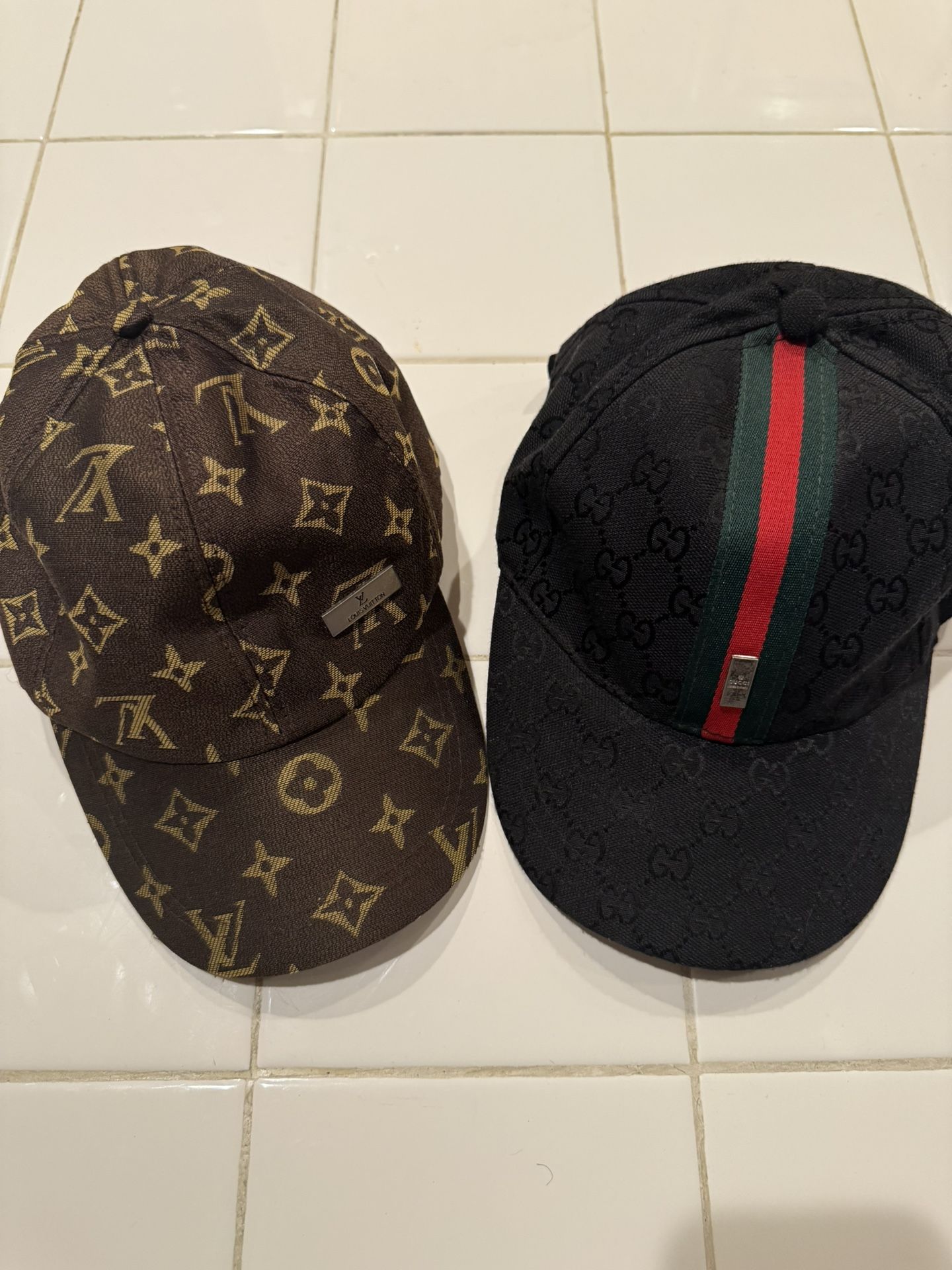 Louis Vuitton And Gucci Hat Caps