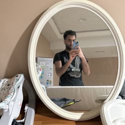 Oval Bathroom Mirror