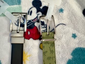 Kids belts dinosaur or Black size Small, Medium, Large. Price is for each.