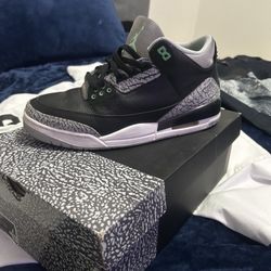 Jordan 3 GREEN GLOW 11