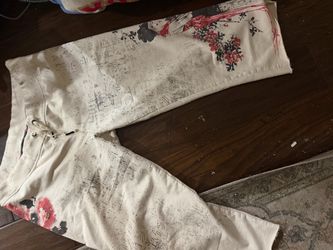 Vintage lucky brand Chinese capris excellent condition