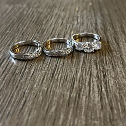 Silver Rings With Diamonds 