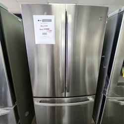 GE 23CF COUNTERDEPTH REFRIGERATOR 1799! 0 DOWN 0%  FINANCING! 1 YR WARRANTY! 48HR DELIVERY!