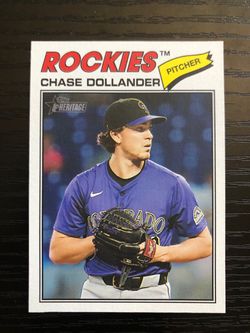 Chase Dollander 2026 Topps Heritage Base Card #91