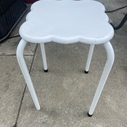 White Small Table 