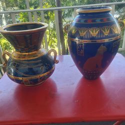 Egyptians Porcelein Vase 10 '