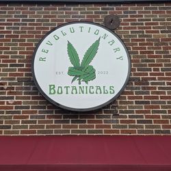 Exterior sign for business. Backlit with LED lights. 52.5 x 52.5