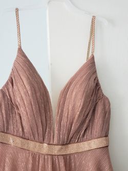 Rose gold dress