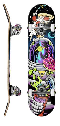 Roller Derby Deluxe Series Skateboard for Beginners, Kids, Teens and Adults