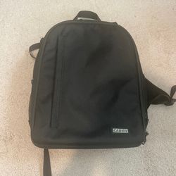 Caden DSLR Camera Backpack – Black