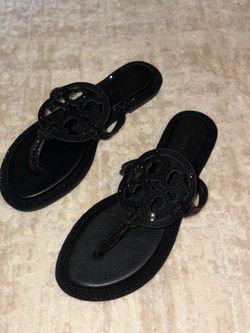Tory Burch Miller Crystal Embellished Sandals