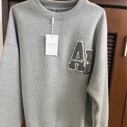 Anine Bing Women's Grey Sweatshirt, Size Small, NWT