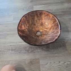 Copper Colored Sink