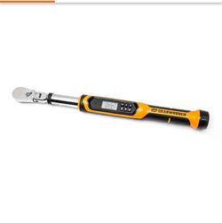 BRAND NEW IN BOX Shop GEARWRENCH 3/8 in. Drive 10-100 ft./lbs. Flex-Head Electronic Torque Wrench with Angle