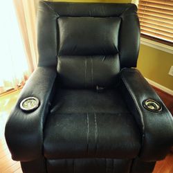 Electric Leather Recliner 