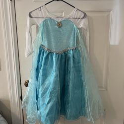 Frozen Elsa Dress Costume  Size 5/6