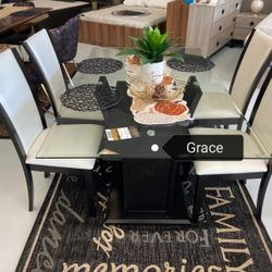 Florida dining table white chairs 7pc❤️✨ we have delivery 🚛👍🏼 only $49 down 👏🏼 (Price:$999)