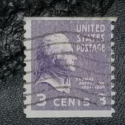 3 Cent Thomas Jefferson US Stamp