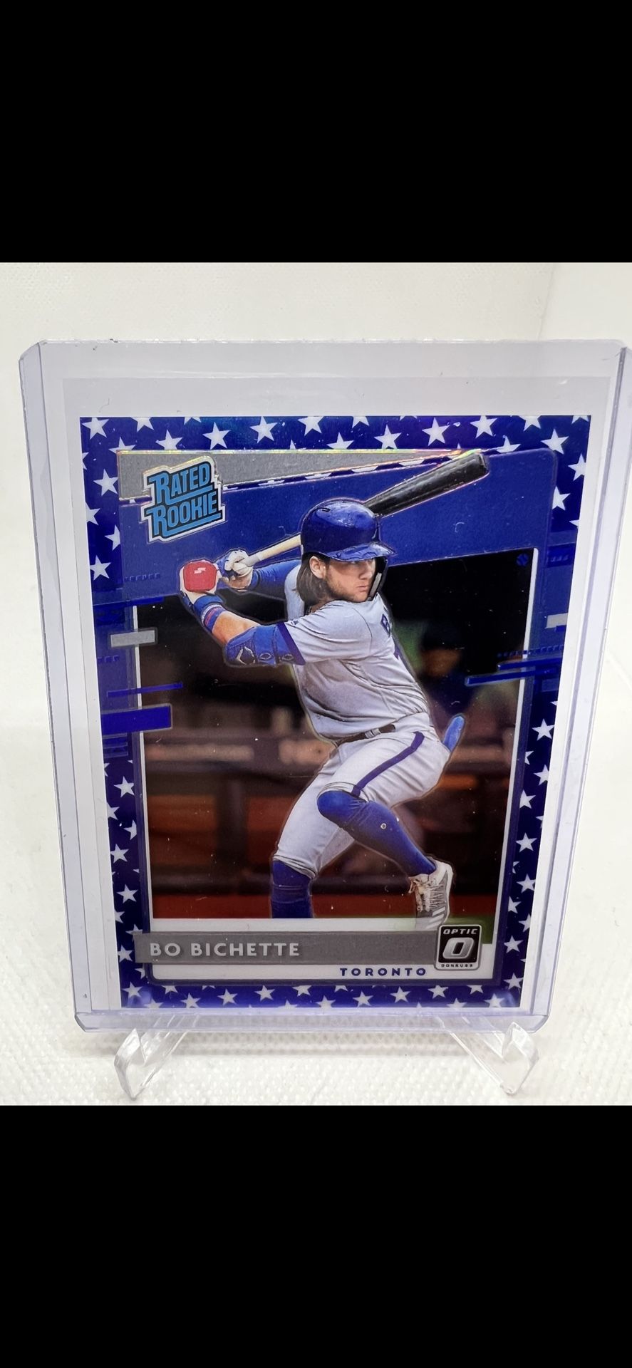 2020 Donruss Optic Bo Bichette Spirit of 76 #/76 Rated Rookie RC